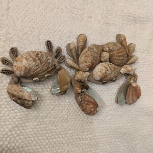 Decorative Handmade Shell Crab Wall Ornaments
